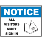 All Visitors Must Sign In Sign