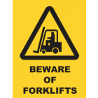 Beware Of Forklifts Sign