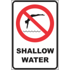 Shallow Water Sign