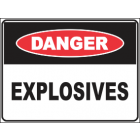 Explosives Sign