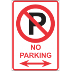 No Parking Area Sign