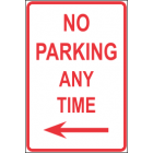 No Parking Any Time Sign