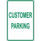 Customer Parking Sign