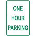 One Hour Parking Sign