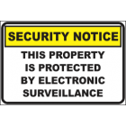 This Property Is Protected By Electronic Surveillance Sign