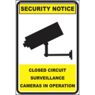 Closed Circuit Surveillance Camers In Operation Sign