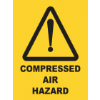 Compressed Air Hazard Sign