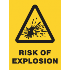 Risk Of Explosion Sign