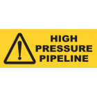 High Pressure Pipeline Sign