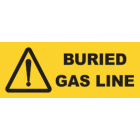 Buried Gas Line Sign