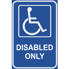 Disabled Only Sign