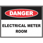 Electrical Meter Room Sign