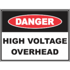 High Voltage Overhead Sign
