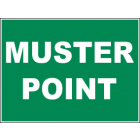 Muster Point Sign