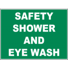 Safety Shower And Eye Wash  Sign