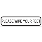 Please Wipe Your Feet Sign