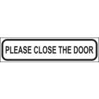 Please Close The Door Sign