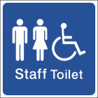 Staff Toilet Sign
