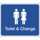 Toilet & Change Sign