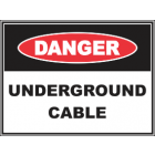 Underground Cables Sign