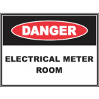 Electrical Meter Room Sign