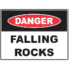 Falling Rocks Sign