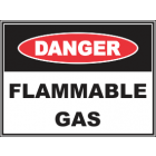 Flammable Gas Sign