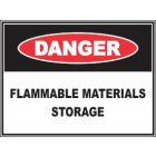 Flammable Materials Storage Sign