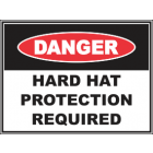 Hard Hat  Protection Required  Sign