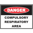 Compulsory Respiratory Area Sign