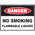 No Smoking Flammable Liquids Sign