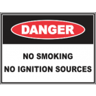 No Smoking No Ignition Sources Sign