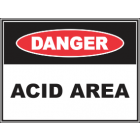 Acid Area Sign