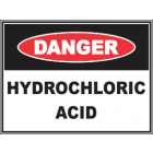 Hydrochloric Acid Sign