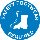 Safety Footware Required Sign