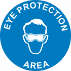 Eye Protection Area Sign