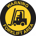 Warning Forklift Area Sign