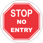Stop No Entry Sign