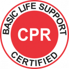 Basic life Support Certified CPR Sign