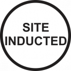 Site Inducted Sign