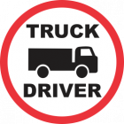 Truck Driver Sign