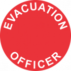 Evacuation Officer Sign