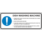 Dish Washing Machine Sign