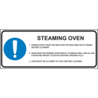 Steaming Oven Sign