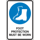 Foot Protection Must be Worn Sign
