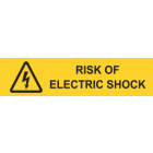 Risk Of Electric Shock Sign