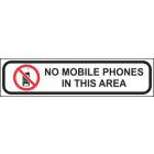 No Mobile Phones In This Area Sign