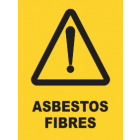 Asbestos Fibers Sign