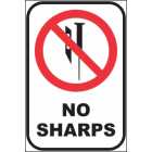 No Sharps Sign