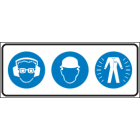These Protective Equipments Must Be Worn In This Area Sign